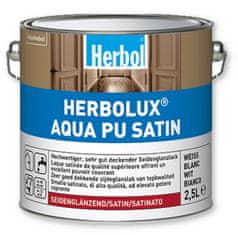Herbol Herbolux AQUA PU Satin - bílý polomatný email 0,75 l