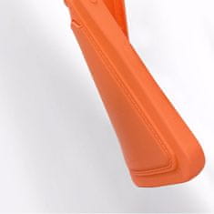 FORCELL Silikonové pouzdro s kapsou na karty Card Case pro iPhone 12 Pro Max , oranžová, 9145576228180