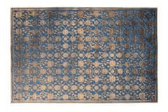 Chemex Koberec Boheman Exkluzivní Dvoupatrový 23110 Taupe/ Modrá Vícebarevná 80x150 cm