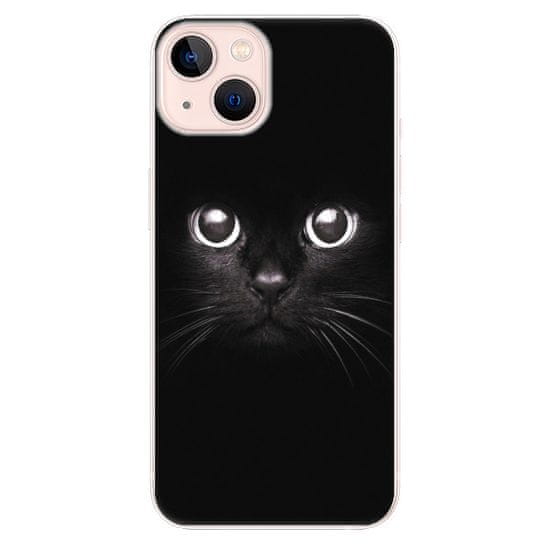 iSaprio Silikonové pouzdro - Black Cat pro Apple iPhone 13