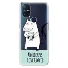 iSaprio Silikonové pouzdro - Unicorns Love Coffee pro OnePlus Nord N10 5G