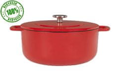 Gastro-Harant 100% RECYKLÁT LITINOVÝ HRNEC SOUS-CHEF RED 24CM