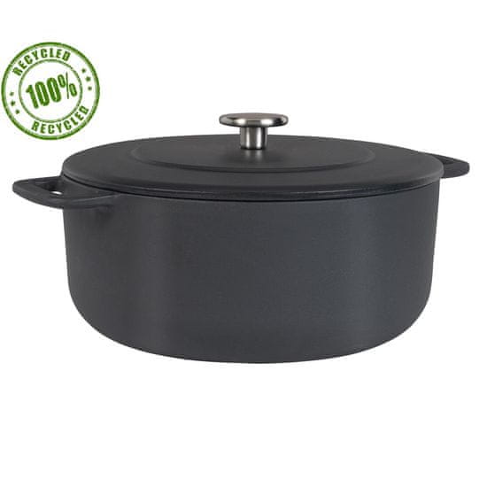 Gastro-Harant 100% RECYKLÁT LITINOVÝ HRNEC SOUS-CHEF BLACK 24CM