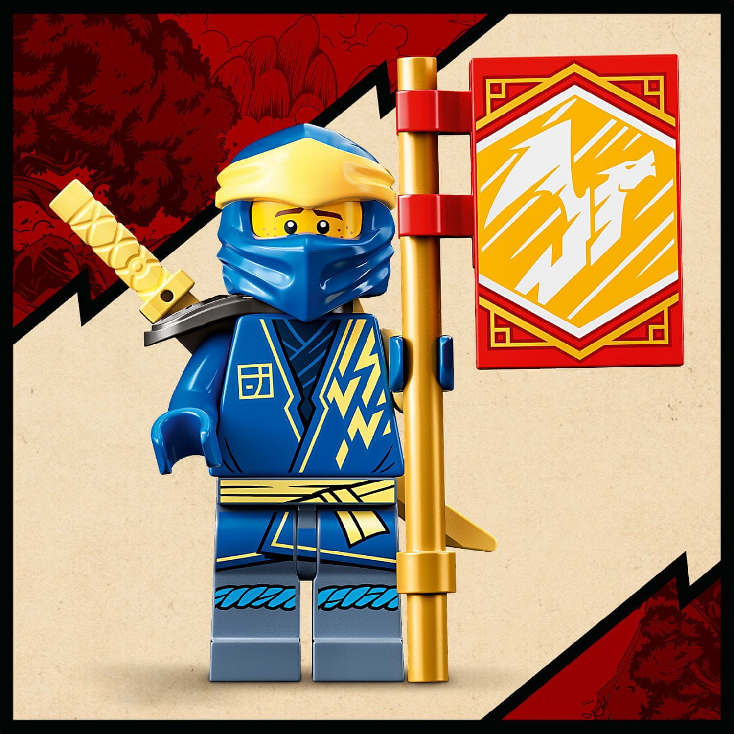  Ninjago 71760 Jay mennydörgő EVO sárkánya