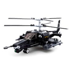 Sluban Model Bricks M38-B0752 Bojový vrtulník Ka-50 Black Shark