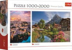 Trefl TREFL Puzzle Toledo 1000 dílků + Léto v Alpách 2000 dílků