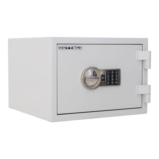 Rottner Fire Safe 30 EL nábytkový ohnivzdorný trezor šedý | Elektronický zámek | 44.5 x 31.5 x 45 cm