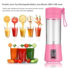 Leventi Přenosný USB smoothie maker - růžová