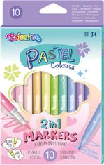 Pastel - oboustranné fixy 10 barev