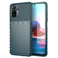 HURTEL OHEBNÝ KRYT POUZDRA THUNDER CASE PRO XIAOMI REDMI NOTE 10 / REDMI NOTE 10S ZELENÝ