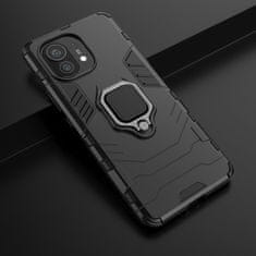 IZMAEL Odolné Pouzdro Ring Armor Case pro Xiaomi Mi 11 - Černá KP9715