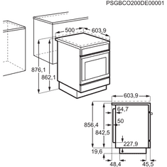 Electrolux kombinovaný sporák LKK520002X