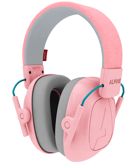 ALPINE Hearing Alpine Muffy - dětská izolační sluchátka PINK