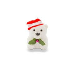 Beneto Exclusive Semišová dárková krabička Vánoční medvídek KDET22