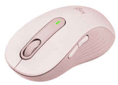 Logitech M650 L, bezdrátová, rose (910-006237)