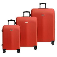 AVANCEA® Sada cestovních kufrů AVANCEA DE828 Red SML
