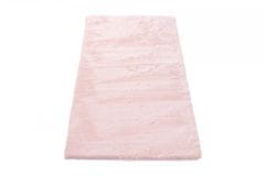 Chemex Koberec Plyšový Měkký Králík Fur Růžová 80x150 cm