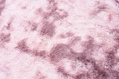 Chemex Koberec Silk Lehký Soft Thick Shaggy Mr-581 Dyed Růžová 120x170 cm
