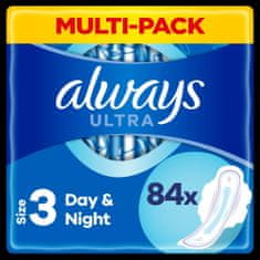 Always Ultra Hygienické Vložky Day & Night (V3) S Křidélky 84 ks