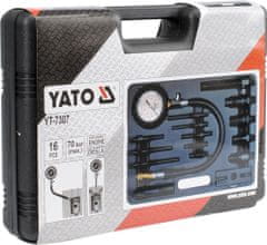 YATO Souprava k měření kompresního tlaku v dieslových motorech 16ks