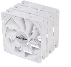 Akasa Viper, White Fan 12cm, 3ks v balení, bílá