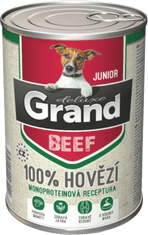 GRAND Deluxe 100% HOVĚZÍ JUNIOR 400g