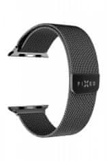 FIXED Síťovaný nerezový řemínek Mesh Strap pro Apple Watch 42/44/45mm FIXMEST-434-BK, černý