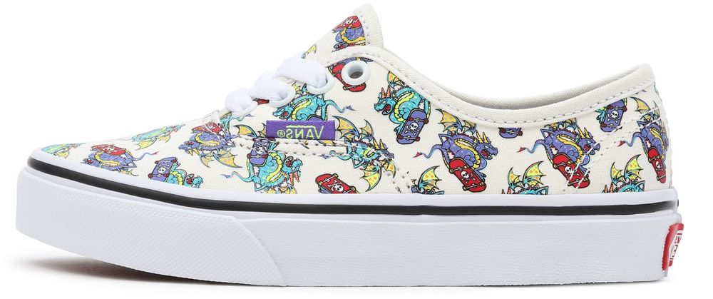 Vans dětské tenisky UY Authentic skate dragon white VN0A3UIVARH bílá 33