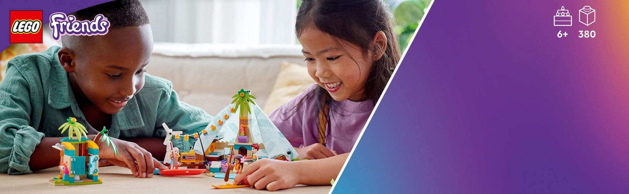 LEGO Friends 41700 Luxusní kempování na pláži