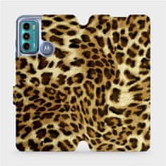 Mobiwear Flip pouzdro na mobil Motorola Moto G60 - VA33P Leopardí vzor