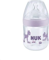 Nuk Kojenecká láhev Nature Sense s kontrolou teploty 150 ml fialová