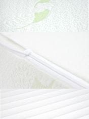 Sensillo Kojenecký polštář - klín Sensillo bílý Luxe s aloe vera 30x38 cm do kočárku