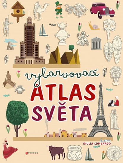 Vybarvovací atlas světa