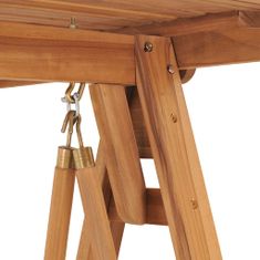 Petromila Houpací lavice 170 cm masivní teakové dřevo