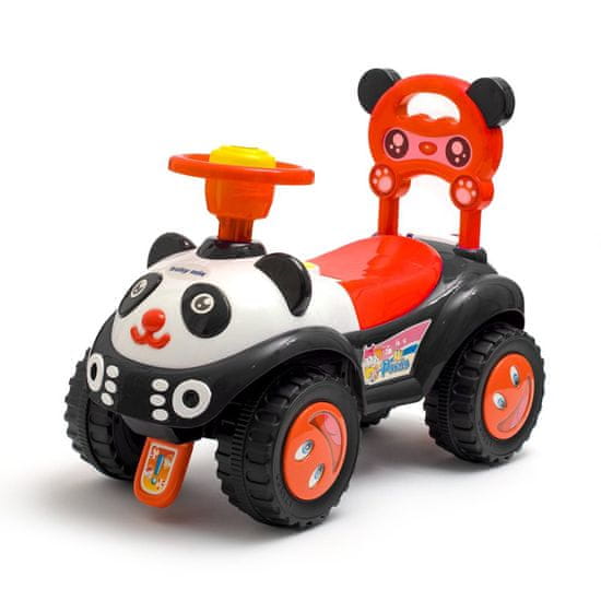 Baby Mix Dětské odrážedlo se zvukem Panda černé