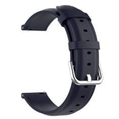 BStrap Leather Lux řemínek na Garmin Venu 2 Plus, navy blue