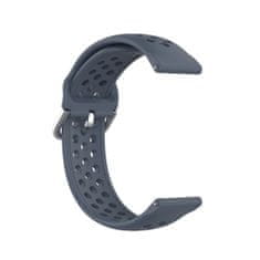 BStrap NEOGO SmartWatch Glam / Glam 2 Silicone Dots řemínek, Dark Gray