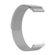 BStrap Milanese řemínek na Garmin Venu 2S, silver