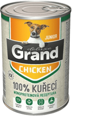 GRAND Deluxe 100% KUŘECÍ JUNIOR 400g