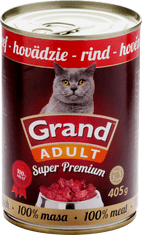 GRAND SuperPremium Hovězí - CAT 405 g