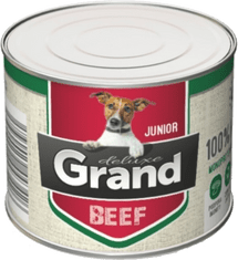 GRAND Deluxe 100% HOVĚZÍ JUNIOR 180g