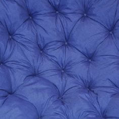 AXIN Polstr na křeslo papasan 115 cm tmavě modrý melír