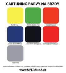 CARTUNING 2-Komponentní polyuretanová barva na brzdy 0,33kg, set s tužidlem, ORANŽOVÁ 2400