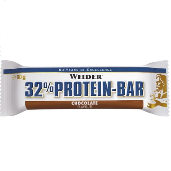 Weider WEIDER, 32% Protein Bar, 60 g, Čokoláda