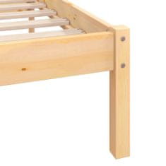 Vidaxl Rám postele masivní borové dřevo 140 x 200 cm