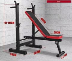 SEDCO Multifunkční posilovací lavice-bench SEDCO LWH-6010