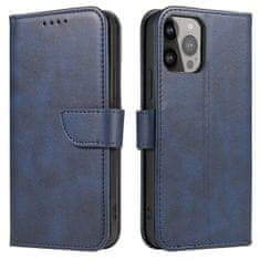 OEM Magnet Case elegantní knížkové pouzdro na iPhone 13 Pro 6.1" blue