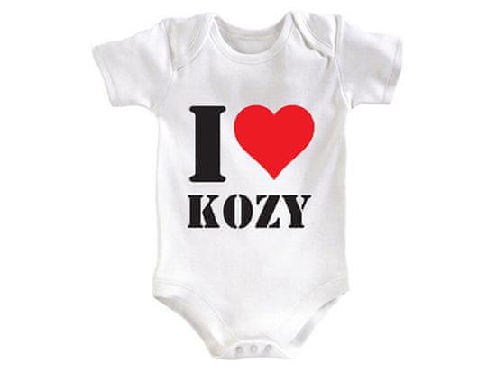 Divja Kojenecké body I Love Kozy - 74-80