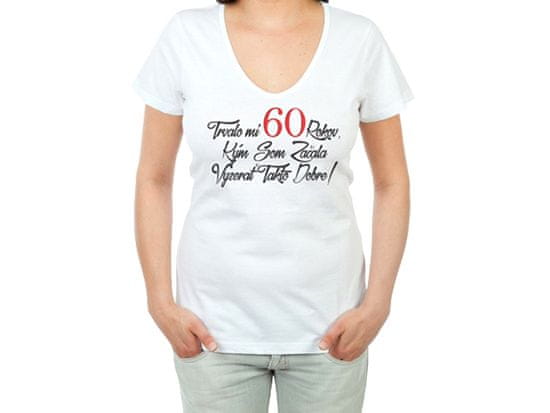 Divja Narozeninové tričko k 60 pro ženu SK - velikost S