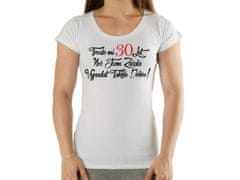 Divja Narozeninové tričko k 30 pro ženu - velikost M